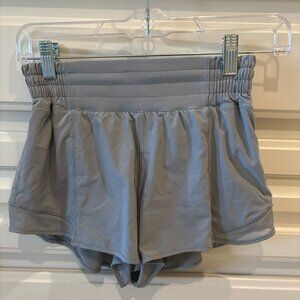 Lululemon Grey High Rise Hotty Hot Shorts
